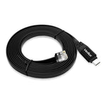 Verilux® Type C to RJ45 NIC Adapter Cable 6.6ft Ethernet Cable High Speed 100Mbps 100Mbps RTL8152B NIC Chip, Wired Internet Connection Cable Compatible with Laptop, Tablets, Phone