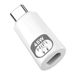 Verilux® USB C to Audio Adapter,Lightning to USB C Hi-Fi Adapter for Headphones,480Mbps