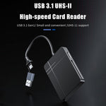 Verilux USB Card Reader for Photographers with USB C and USB3.0 | 4 in 1 5Gbps Slots