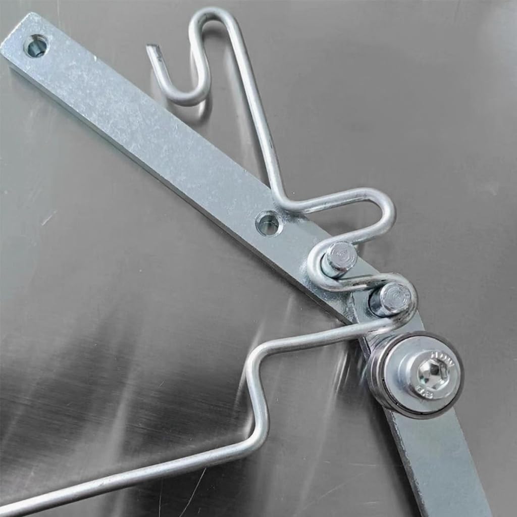 Serplex® Manual Steel Rod Bending Tool Set, Bearing-Equipped Metal Bender with Flathead Plates and Springs, Handheld Rod and Wire Bender for Metalworking and DIY Fabrication