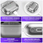 ZORBES® Compatible with Samsung Galaxy Buds 3 Case & Galaxy Buds 3 Pro Case, Protective TPU Clear Case with Lanyard, Fashion Earbuds Case Cover, Headphone Accessories