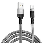 Verilux USB to Type C Cable 3.3 ft for Fast Charging with 480Mbps Transfer | Nylon Braided