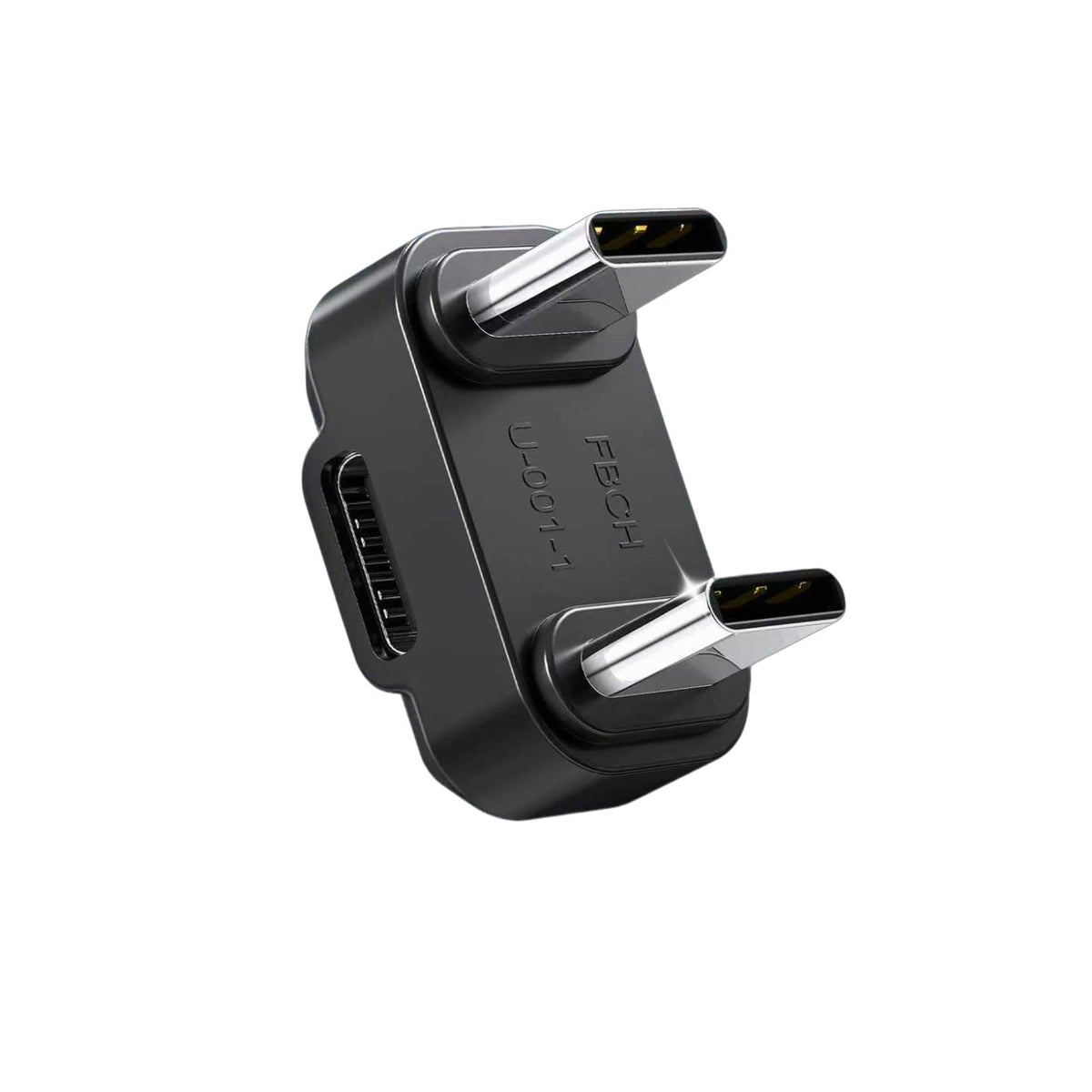 ZORBES® Lavalier Microphone USB Type-C to Type-C OTG Adapter, 180° U-Shaped USB-C Male to Female Connector, Fast Charging & 480mbps Data Transfer, Elbow Converter Compatible with DJI Mic Mini, Mic3