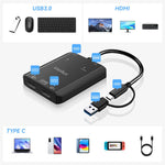 Verilux USB C Hub for Travel with PD 100W Charging and 4K@60Hz HDMI | USB 3.0 Port