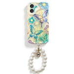 ZORBES® Artistic Butterfly TPU Phone Case for iPhone 17, Iridescent Chic for Girls Women, Stylish Wavy Bumper Edge, Anti-Scratch Protective Phone Case with Camera Protection