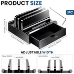 ZORBES® Vertical Laptop Stand with Drawer