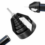 Serplex® Pipe Chamfering & Deburring Tool for PE/PPR/PVC, 20-63mm Drill Attachment Pipe Reamer, Pipe Beveling and Edge Trimming Tool for Plumbing & Irrigation