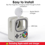 ZORBES® Silicone Stand for Apple Watch Retro Cartoon Apple Watch Holder Wireless Charger Organizer Universal Wireless Charger Organizer Charging Stand for Apple Watch Series Apple Watch SE