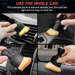STHIRA® 2 Pack Car Brush for Detailing Interior Soft Bristles Detailing Brush Dusting Tool for Automotive Dashboard, Air Conditioner Vent, Leather, Computer, Scratch Free, Car Interior