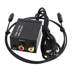 ZORBES® Digital to Analog Audio Converter (DAC), Optical/Coaxial SPDIF to RCA & 3.5mm Audio Adapter, Supports 32KHz/44.1KHz/48KHz/96KHz for TV, PS4, DVD & Home Audio, 5.1x4.2x2.6cm