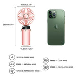 Verilux® Mini Handheld Fan (Pink)