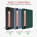 ZORBES® for Apple Pencil Cover, for Apple Pencil Case Compatible Apple Pencil 1st & 2nd Generation, for Apple Pencil Holder PU Leather Pouch Pencil Sleeve, Elastic Band Fit iPad 8th 7th Mini 5th/Tablets