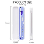 ZORBES® Protective Pencil Case for Apple Pencil 1st and 2nd Generation, S Pen Case Storage Carrying Case for Stylus Pen Magnetic Pen iPad Pen (Without Pen and Tip)