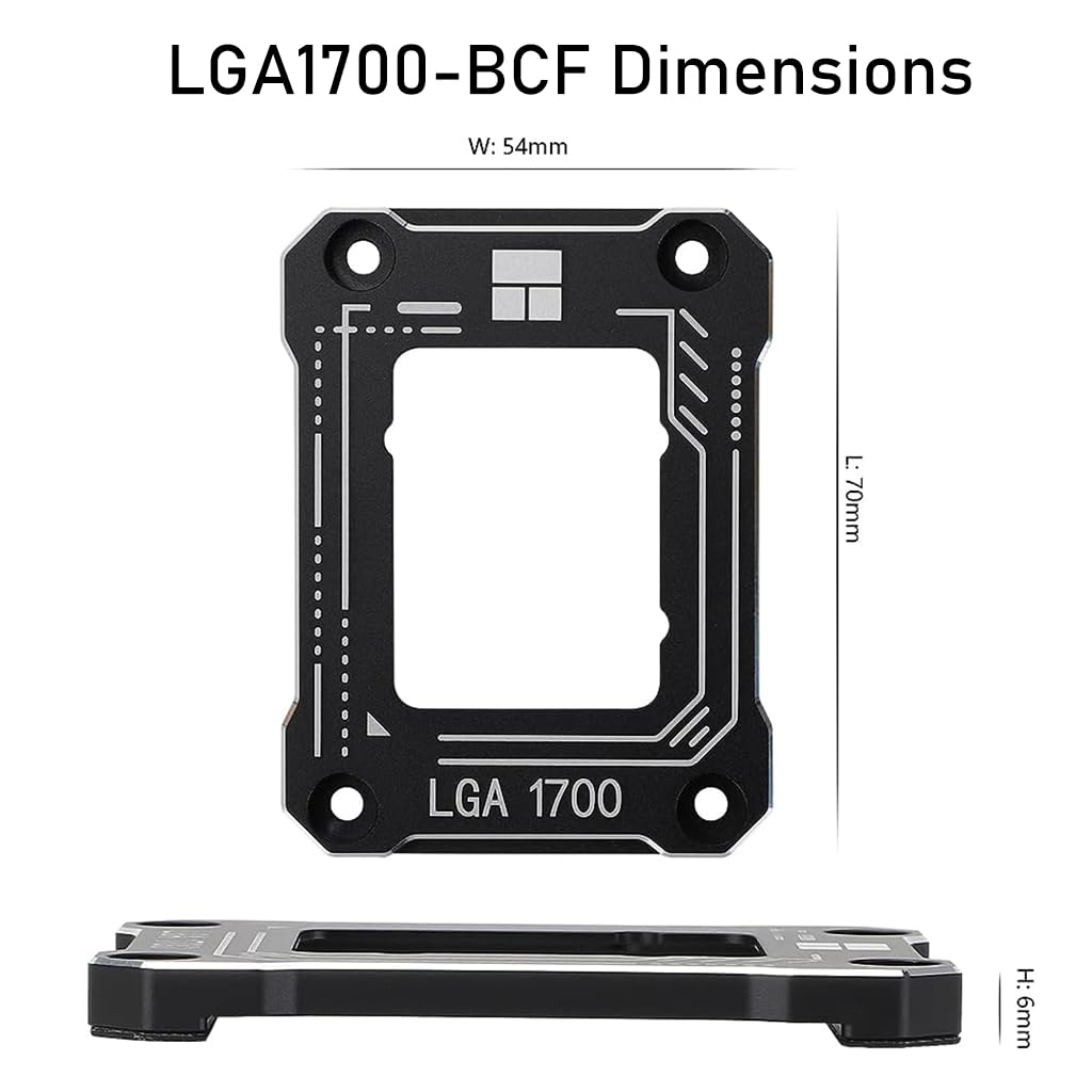 Verilux CPU Contact Frame Kit for Intel 12th and 13th Gen LGA1700 | Anti Bending Buckle