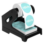 Zeitel® Label Holder Thermal Label Holder for Rolls and Fanfold Labels Shipping Label Stand Desktop Printer Accessory Supplies for Home