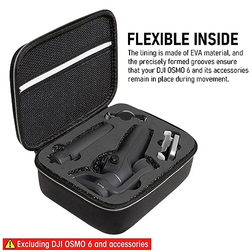 ZORBES® Storage Bag for DJI Osmo Mobile 6, Travel Carrying Case for DJI OSMO 6, Hard Shell Portable Case Phone Stabilizer for DJI OM6