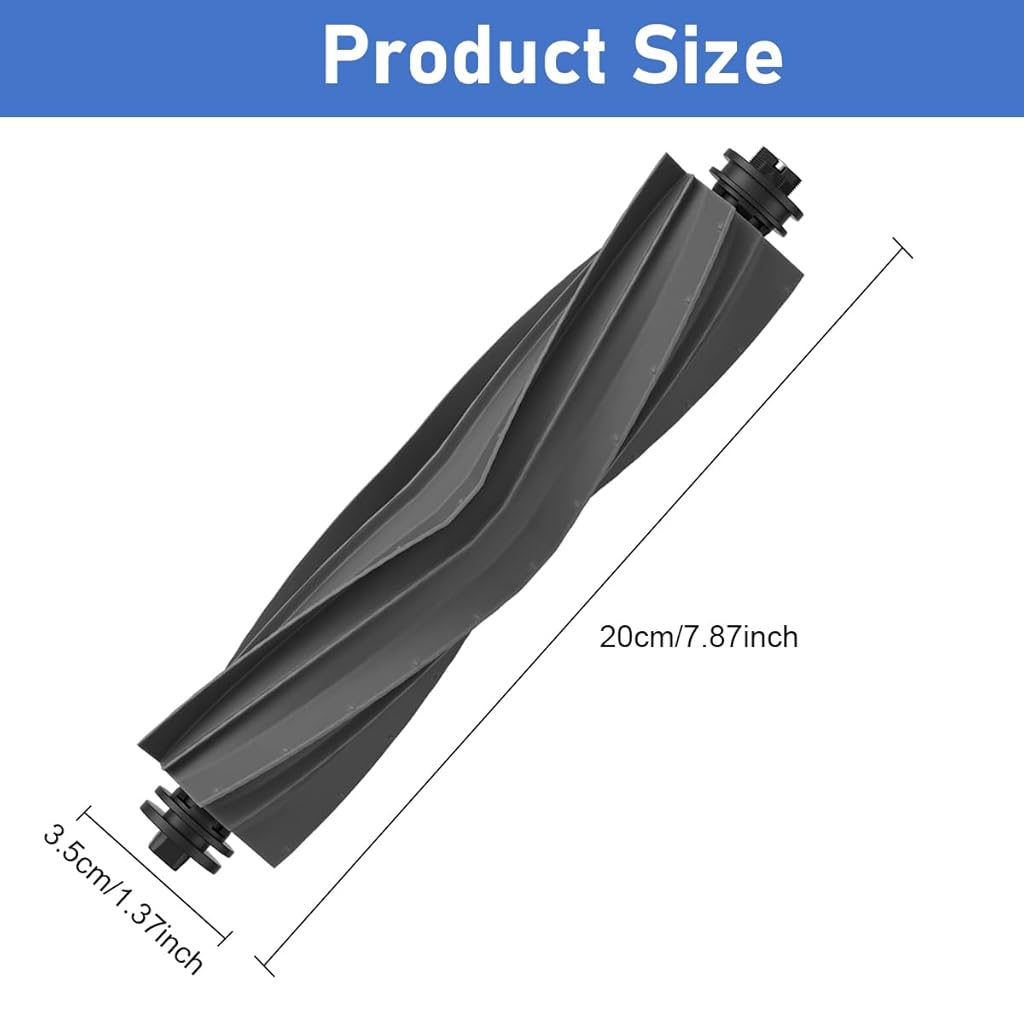 Verilux® Replacements Floor Sweeper Main Brush for Dreame Smart Robot Vacuum Cleaners Compatible with s10/s10Pro/s10 Plus/ L10s Ultra/w10s Pro/w10s/B101Cn/X40