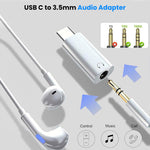 Verilux Type C to 3.5mm Headphone Jack Adapter with Hi Fi DAC for iPhone 16 and Galaxy S25