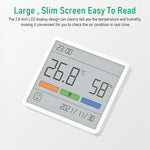 ZORBES® Indoor Humidity Temperature Thermometer 2.8'' LCD Digital Temperature Room Hygrometer Gauge Accurate Humidity Meter for Indoor Thermometer Temperature Monitor for Home Office Green House