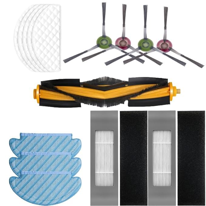 Verilux Replenishment Kit for Ecovacs Deebot N10 T8 T9 Series with 15PCS Accessories | Easy Replacement