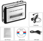 ZORBES® Magideal Cassette-to-MP3 Tape to PC USB CD Converter Capture Digital Audio Aux Music Player