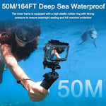 ZORBES® Waterproof Case for DJI Action 5PRO/4/3 with Anti-Fog Underwater Housing Shell Cage Supports 50M/164FT Deep Diving Scuba Snorkeling Swimming with Quick Release Screw, Camera Accessories