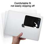 ZORBES® SSD Pouch for Laptop, 3M Adhesive Pendrive Holder Case & Hard Disk Cover Organizer, Double Layer Stretchy Lycra Pockets (13x8.4cm)
