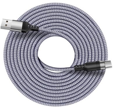 Verilux® TYPE C Charging Cable 15W 3A Fast Charging Cable 16.4ft Long TYPE C Charging Cable Data Cable Support 480Mbps Data Transmission Compatible with Phone, Tablet, PS5