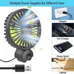 Verilux® 2 Pcs USB Fan with 3 Speed, Switch Controller, USB fan