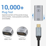 Verilux USB C to HDMI Adapter 4K@60Hz for MacBook and iPad Pro featuring Aluminum Alloy Shell