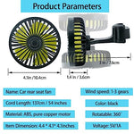 Verilux® 2 Pcs USB Fan with 3 Speed, Switch Controller, USB fan