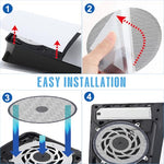 ZORBES® 13 in 1 Dust Plug Kit for PS5 Slim Console, PS5 Slim Silicone Dust Plugs, Protector Antidust Cover, Optical Drive Version Digital Version Console Dust-Proof Net for PS5 Slim Game Console