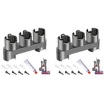 Verilux Accessory Holder for Dyson V6 V7 V8 V10 V11 featuring ABS Wall Mount | 2PCS Nail‑Free Organizer