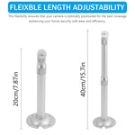 ZORBES® Security Camera Mount Bracelet, 7.8-15.7 Inches Telescopic Wall Mount, Aluminum Alloy Dome Camera Mount Universal Camera Wall Mounting Bracket for CCTV Security Camera/IP Camera