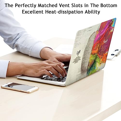 Verilux® Digital Print Laptop Cover for MacBook Air 13.3 Inch M1 A2337 A2179 A1932 Hard Shell Case Compatible with Mac Book 2020 2019 2018 Release Flexible Plastic Protective 3 PCS