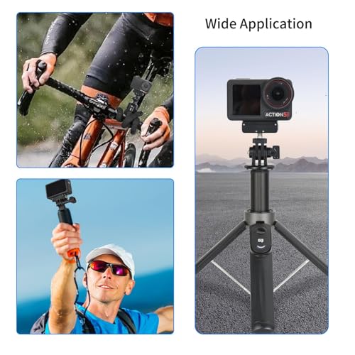 ZORBES® Magnetic Adapter Mount for DJI Action 5pro/4/3 Quick Release Adapter with Connection Adapter, for DJI Accessories, Attachable Tripod, Vlogging