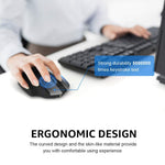 Verilux Wireless Mouse for Laptop and PC with 1600DPI 2.4G Connection | Ergonomic Silent Click Design