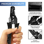 ZORBES® Multipurpose Wire Cutter and Stripper Tool Durable Carbon Steel Ergonomic Grip