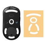 Verilux® Mouse Feet Skates for Logitech G Pro Superlight Gaming Mouse Rounded Curved Edges Feet Replacement (0.7mm, Smooth, PTFE) G Pro X Game Mouse Feet Skates Replacement (Mouse is NOT Included)