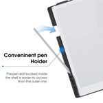 ZORBES® Case for Remarkable 2 Paper Tablet- Multi-Viewing Adjustable Folding Book Folio Cover - with Built-in Pen Holder - for 10.3" 2020 Released Black