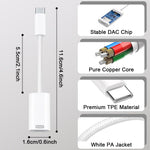 ZORBES® USB C to Headphone Audio Adapter