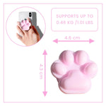 ZORBES® Cute 3D Cat Paw Shape Expandable Collapsible Mobile Phone Grip Stand Holder for Smartphone Tablet Cell Phone Accessory