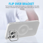 ZORBES® Phone Case for iPhone 14 Pro Max, Compatible with MagSafe, Matte TPU Phone Case with 2 in 1 Camera Protective Bracket / Phone Holder Anti-scratch Protective Phone Case for iPhone 14 Pro Max