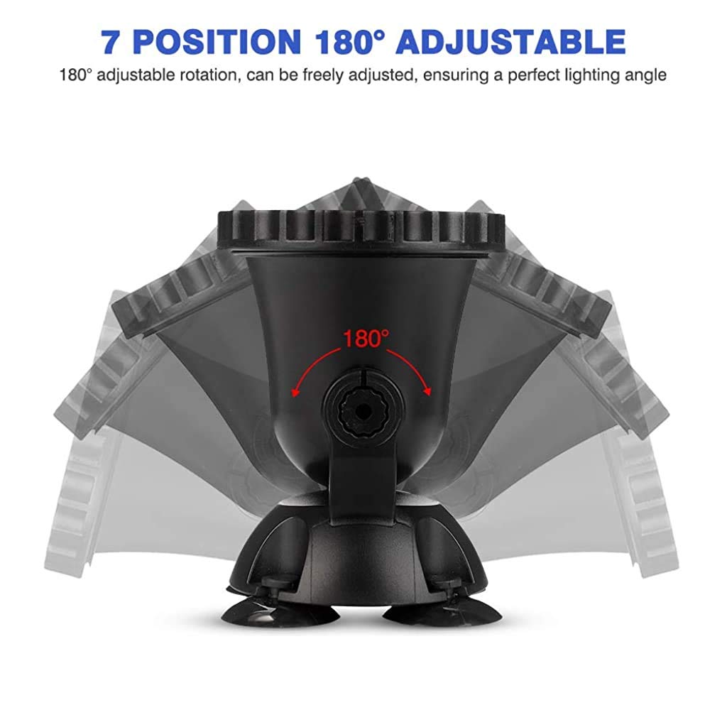 Verilux Garden Pond Lights for Pool and Aquarium with 36 LEDs 180° Adjustable Stand | IP68 Waterproof Set