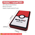 ZORBES® Switch Game Cassette Silicone Organizer for 24 Game Cartridges Empty Storage Case with Magnet Closure Creative Silicone Case Organizer for Switch Games Cartridges