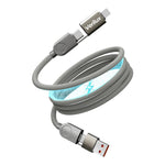 Verilux Type C Cable 4 in 1 240W Fast Charging with Magnetic Coiled Design | 480Mbps Data Transfer