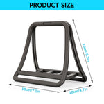 ZORBES® Desk Laptop Holder Laptop Rack Holder Organizer for Pad, Laptop, Triangle Vertical Device Cooling Rack Universal Desk Organizer Bracket for Laptop, Tablet