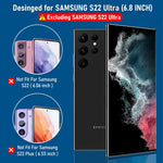 ZORBES® [2+2 Pack for S22 Ultra Screen Protector with Camera Lens Protector, Privacy Screen Protector for Samsung S22 Ultra, Flexible Anti-Spy TPU Film for Samsung Galaxy S22 Ultra 5G (6.8 Inch)