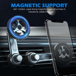 ZORBES® Car Phone Mount, Compatible for MagSafe Car Mount, Car Phone Holder Strong Magnet Phone Holder with 360° Rotatable Arm, Air Vent Mounted Universal Phone Holder for 4''-7.2'' Phone