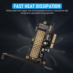 ZORBES M.2 SSD Heatsink Combo for PC and PS5 with Verilux NVMe PCI-E X4 Adapter | Aluminum 2280 Design featuring 30°C Cooling and Double-Sided Clip